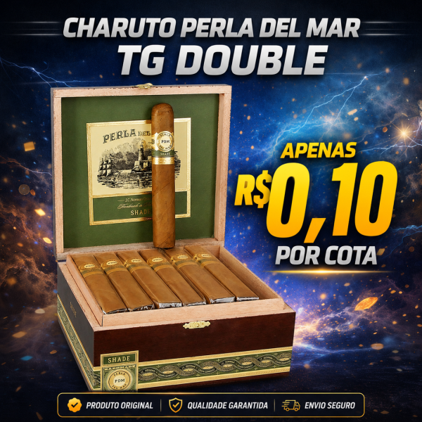 Charuto Perla Del Mar TG Double Toro Shade
